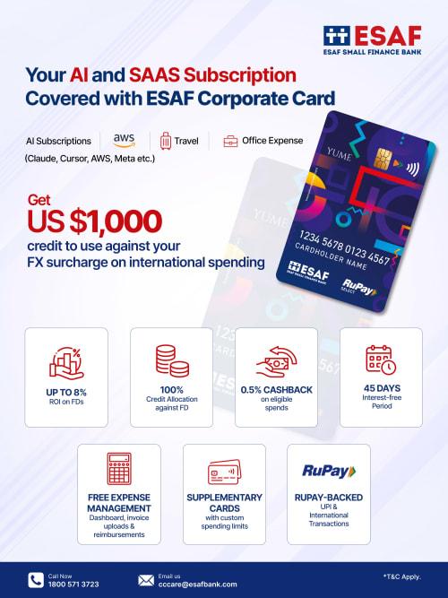 Fintech flyer design